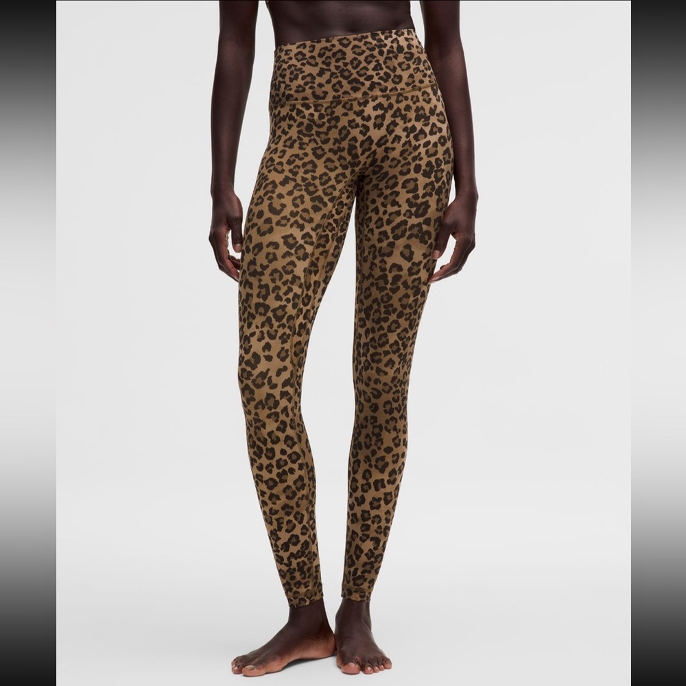 Lululemon Léopard Leopard 28” Align High Rise HR … - image 1